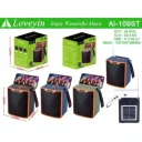 Haut-parleur Bluetooth Portable Multifonction avec Panneau Solaire LOVEYIN AI-109ST thumbnail 1