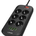 Rallonge LDNIO SE6403 avec chargeur USB thumbnail 1