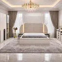 Chambre à Coucher Armoire 6 battants 7 pièces Beige Coco Lux thumbnail 1