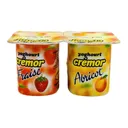 Yaourt fraise abricot Crémor pot 125 g thumbnail 1