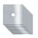 Lots de 6 Tapis de protection de cuisinière - Haute résistance à la température thumbnail 1