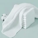 8 pièces Serviette de bébé douce, absorbante, réutilisable et lavable en double couche thumbnail 1