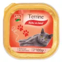 Belle France – Pâtée / Terrine pour Chats, Riche en Bœuf – 100 g thumbnail 1