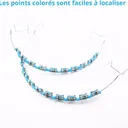 Falsos Para Dientes – Kit de Brackets Orthodontiques d’Entraînement Bleu Clair thumbnail 1