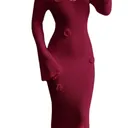 ELENZGA – Robe-Pull Longue Femme Col V Floral Taille XS thumbnail 1