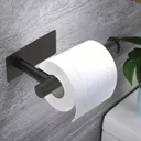 Porte-papier toilette en acier inoxydable sans rouille , couleur noir thumbnail 1