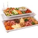 Lot de Plateaux de Service Rectangulaires Incassable GM PM thumbnail 1