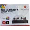 Kit de Surveillance MultiStar 2MP Full-Color Turbo 4CH AHD thumbnail 1