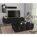 Table Téléviseur Nabou Unit Black Marble T605 + Table Basse B605 thumbnail 1