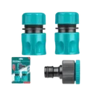 Kit de 3 Connecteurs Rapides pour Tuyau d'Arrosage thumbnail 1