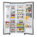 Refrigerateur LG Side By Side 4PORTES Avec Fontaine Gris GCX257CSEW thumbnail 3