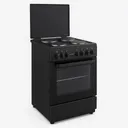 Cuisiniere Enduro 4FEUX 60X60 + Four Electrique Ventilo Tourbo Noir AFS6004EEBIT thumbnail 3