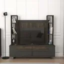 Table Téléviseur Murano TV Unit Cura-anthracite 1.80M T718 Gris thumbnail 1