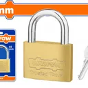 Cadenas en Laiton Massif 60mm Haute Sécurité - WPD1460 thumbnail 3