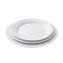 Ensemble de 3 assiettes Incassable à rebord arrondi thumbnail 1