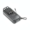 Baraka BRK-PB09 Noir (30000MAH) Power Bank 30000mAh Noir Avec 3 Sorties Cable Type-C + Cable Lightning & Cable Micro Et 1 Sortie USB + 2 Entrées Type-C & Micro Et 1 Entrée Cable USB thumbnail 1