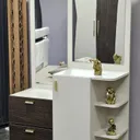 Chambre à Coucher 6 battants 4 pièces Gris Marron Beige Piazza thumbnail 6