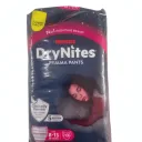 HUGGIES DryNites -  sous-vêtements de nuit absorbants pour filles, tailles 8-13 ans, (30-48 kg) - Pack de 13 couches culottes thumbnail 1