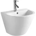 Lavabo suspendu BG-016 en céramique blanc thumbnail 3