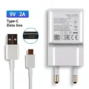 Chargeur Rapide Samsung S8 avec Câble Type-C - 1.5m thumbnail 1