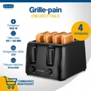Grille Pain Enduro 1400W Noir TT4SLB thumbnail 2
