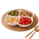 Plat apéritif à 4 compartiments Incassable thumbnail 1