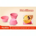 Moules à Cupcakes Decakila en Silicone FDA thumbnail 3