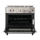 Cuisiniere Technolux 5FEUX 80X60 A Gaz Inox TEC80 thumbnail 4