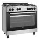 Cuisinière 5 Feux dont 4 Gaz et 1 Wok Beko Gg 15114 Dxns thumbnail 3