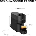 Machine à Cafe Nespresso Delonghi Vertuo Noir ENV90B thumbnail 4