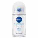Nivea - Fresh Natural Antibacterial - 72 h Anti-Perspirant Roll-On – 50 ml thumbnail 1