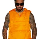 NOVAMEN - Gilet orange matelassé Detroit Velcro - Taille XL thumbnail 1