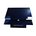 Hotte De Cuisine Technolux Casquette Avec Sortie 60X60 Verre Noir TCX-6CH2G thumbnail 1