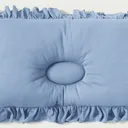 COZY PIXIES - Oreiller bébé plissé bleu dentelle thumbnail 1