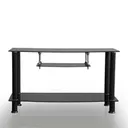 Table Téléviseur Court En Verre Noir А36Р thumbnail 3