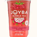 JOYBA – Bubble Tea aromatisé à la framboise et au fruit du dragon - 355ml thumbnail 1