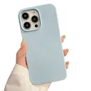 Coque iPhone en Silicone – Bleu Ciel – Souple & Légère thumbnail 1