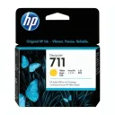 Cartouche d'encre HP 711 Jaune - 29ml thumbnail 1