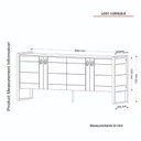 Table Console Lost White Gold Blanc C906B thumbnail 3