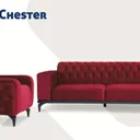 Salon Canapé 7 places Couleur Au Choix Chester thumbnail 5