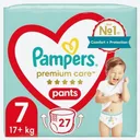 PAMPERS PREMIUM CARE PANTS - Lot de 27 couches-culottes jetables, taille 7 - (17kg et +) thumbnail 1