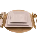 Ensemble de 3 assiettes Incassable à Carré thumbnail 1