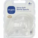 MAM - Tétines Pour Biberon - 2 pièces ultra-douces pour bébé - 4 mois et plus thumbnail 1