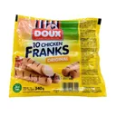 Doux 10 saucisses poulet original 340g thumbnail 1