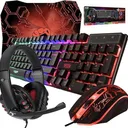 Orzly - Kit de Jeu Rx250 4 en 1 composé d’Un Clavier rétroéclairé RVB thumbnail 1