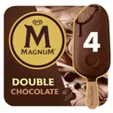 MAGNUM - Glace Double Chocolat - x4 - 284g thumbnail 1