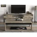 Table Téléviseur Exclusive Costa Unit Maron T907/TABLE Basse B907 (3CARTONS) thumbnail 1