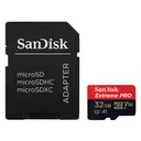 SanDisk Extreme Pro microSDHC UHS-I U3 V30 A1 32Gb + Adaptateur SD thumbnail 1