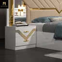 Chambre à Coucher 6 battants 5 pièces Blanc MC610 thumbnail 6