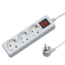 Multiprise électrique 3 prises avec rallonge 1,4 m thumbnail 1